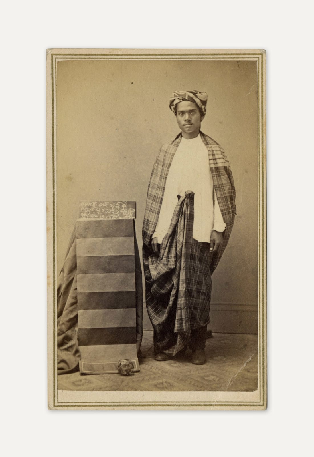 [Various Photographers], Seven CDV Portraits of Burmese Students in New York State, 1860s-70s