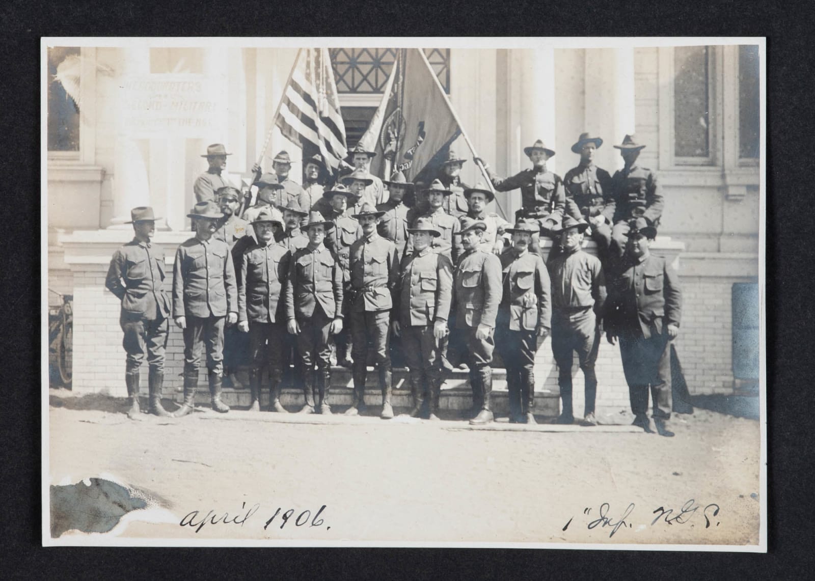 [Gen. Henry G. Mathewson], Photo Album Showing the California National Guard after the 1906 Earthquake and Elsewhere, 1906-1908