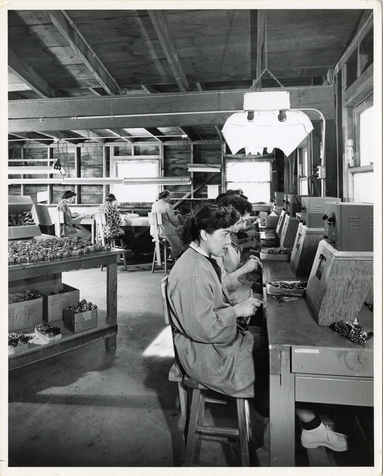 Julius Shulman, Photos Showing the U.S. Flare Factory in Pacoima, CA, 1940s