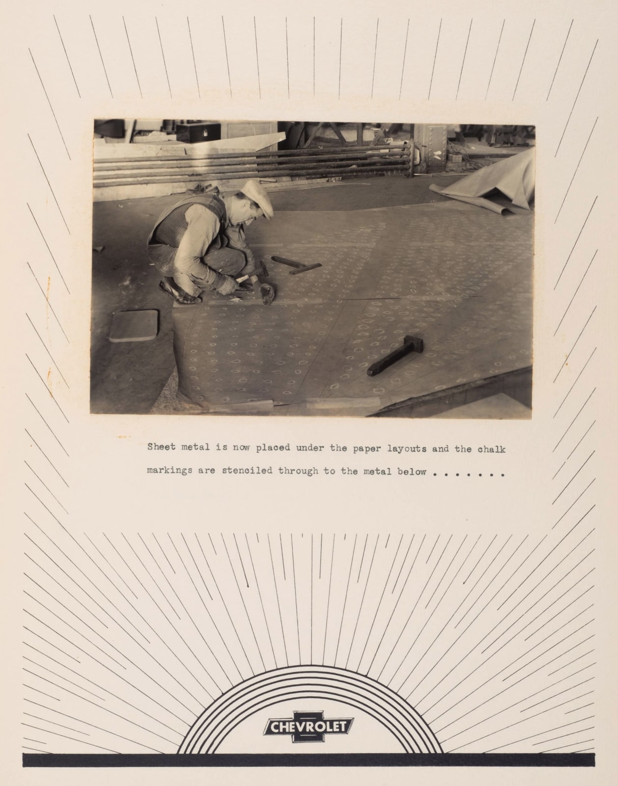 Chevrolet / Campbell-Ewald Co. / General Outdoor Advertising Co., A step-by-step process of the new Chevrolet Electric Spectacular in Times Square, New York, 1937