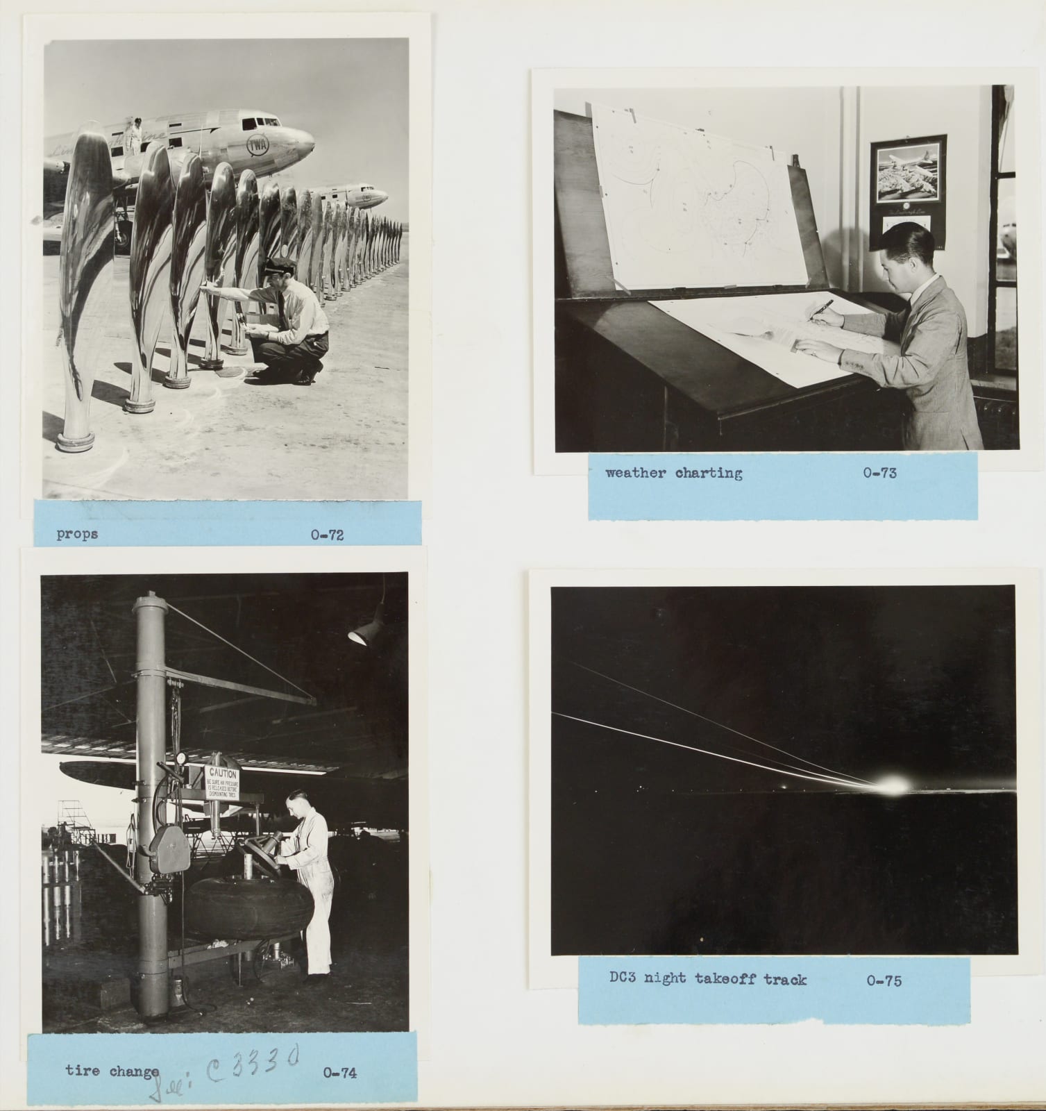 William Sumits, TWA Publicity Album, 1938 - 1942