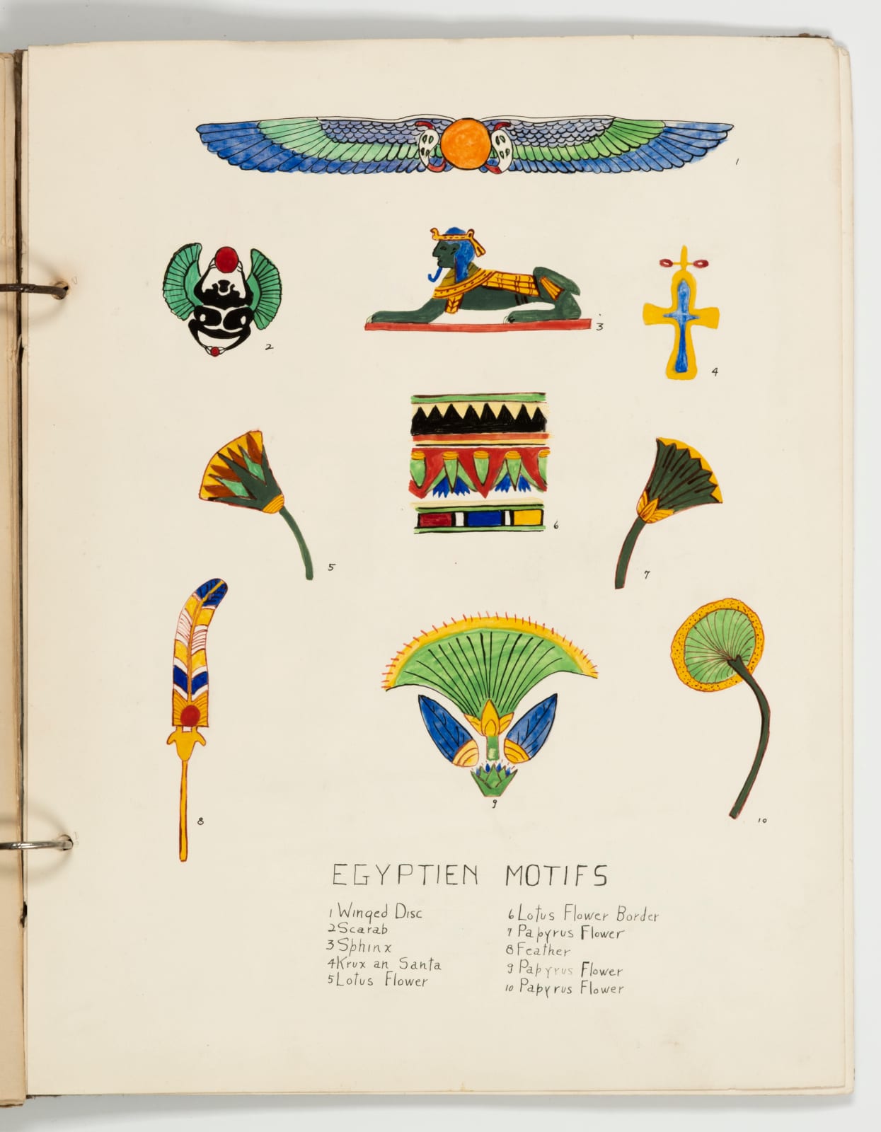 Madolyn Ballantyne, Group of Notebooks of an Art Teacher in Cincinnati, 1920s