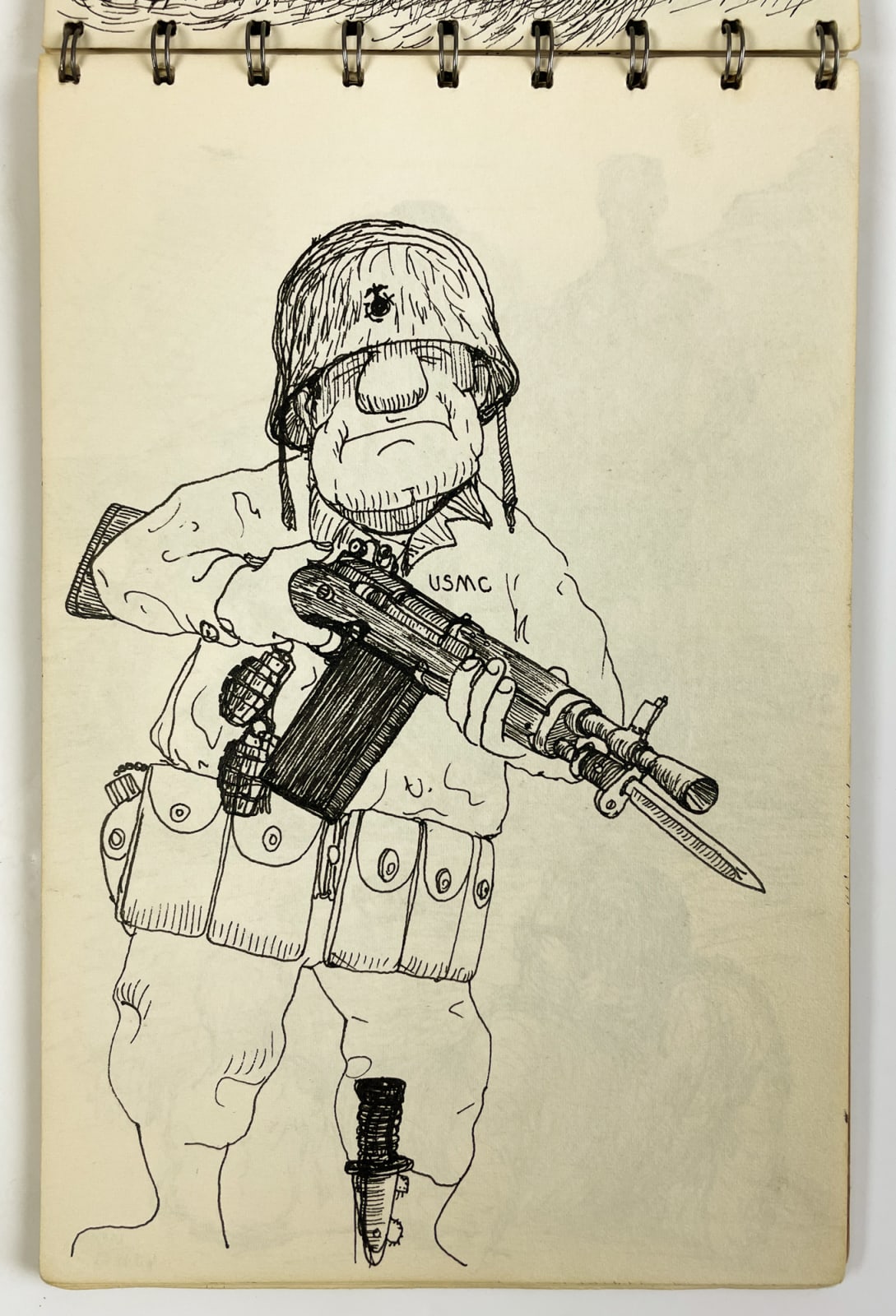John Hood Hord, [Archive of Vietnam-era Drawings], 1960s