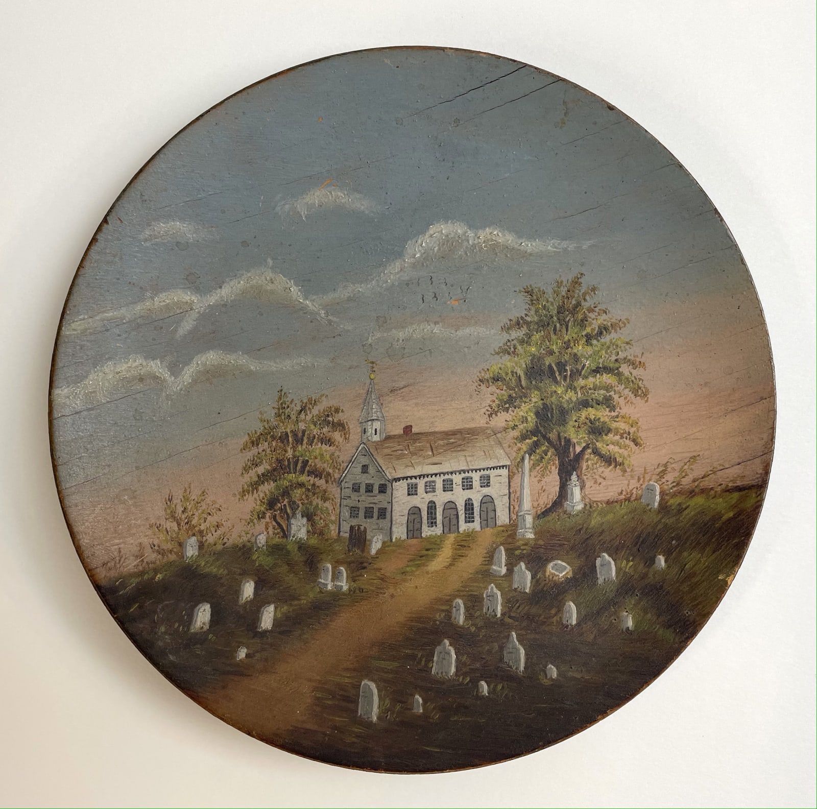 Carrie A. Bowne Swift, [Five Views of The Old Tennent Church and Parsonage], 1870-90