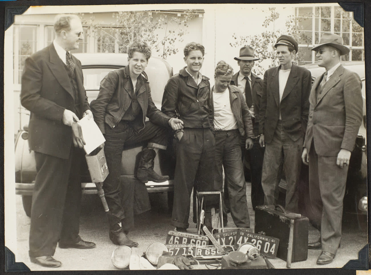 [LAPD Highway Patrol], Personal records from a bike cop, 1930s-40s