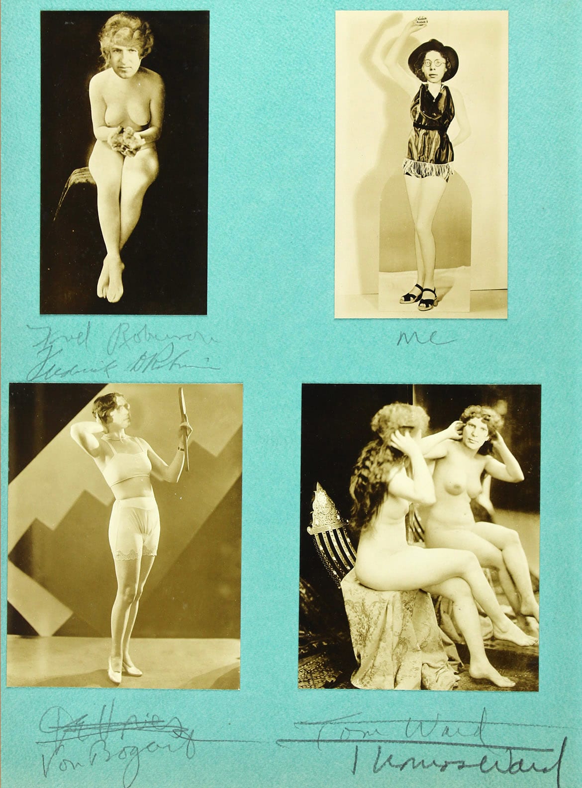 [Kodak], A comical All-Bum Showing the Faces of Kodak Advertising Department Employees Photo-montaged onto the Bodies of “Kodak Girls", 1930