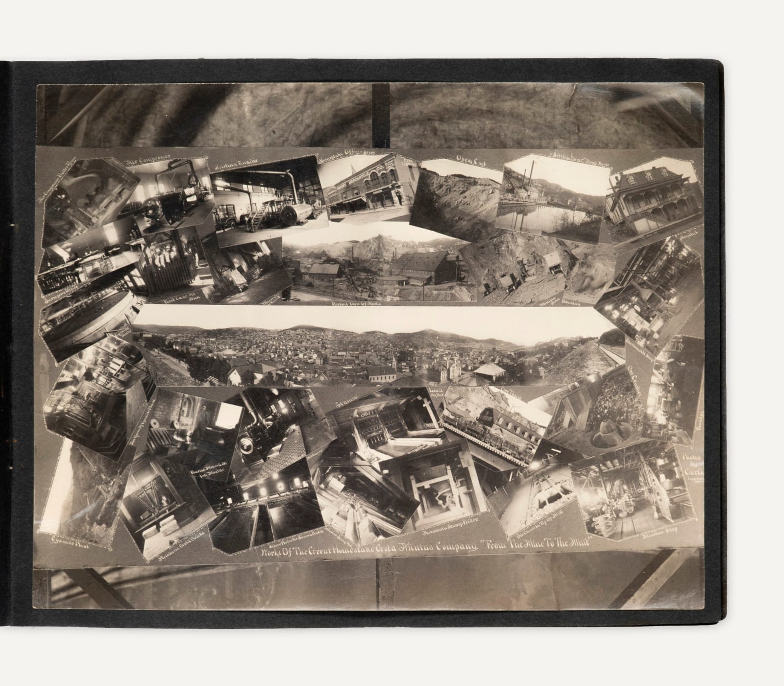 Charles DeForest Curtis, Presentation Album with Mining and Town Views of Lead, South Dakota, 1903