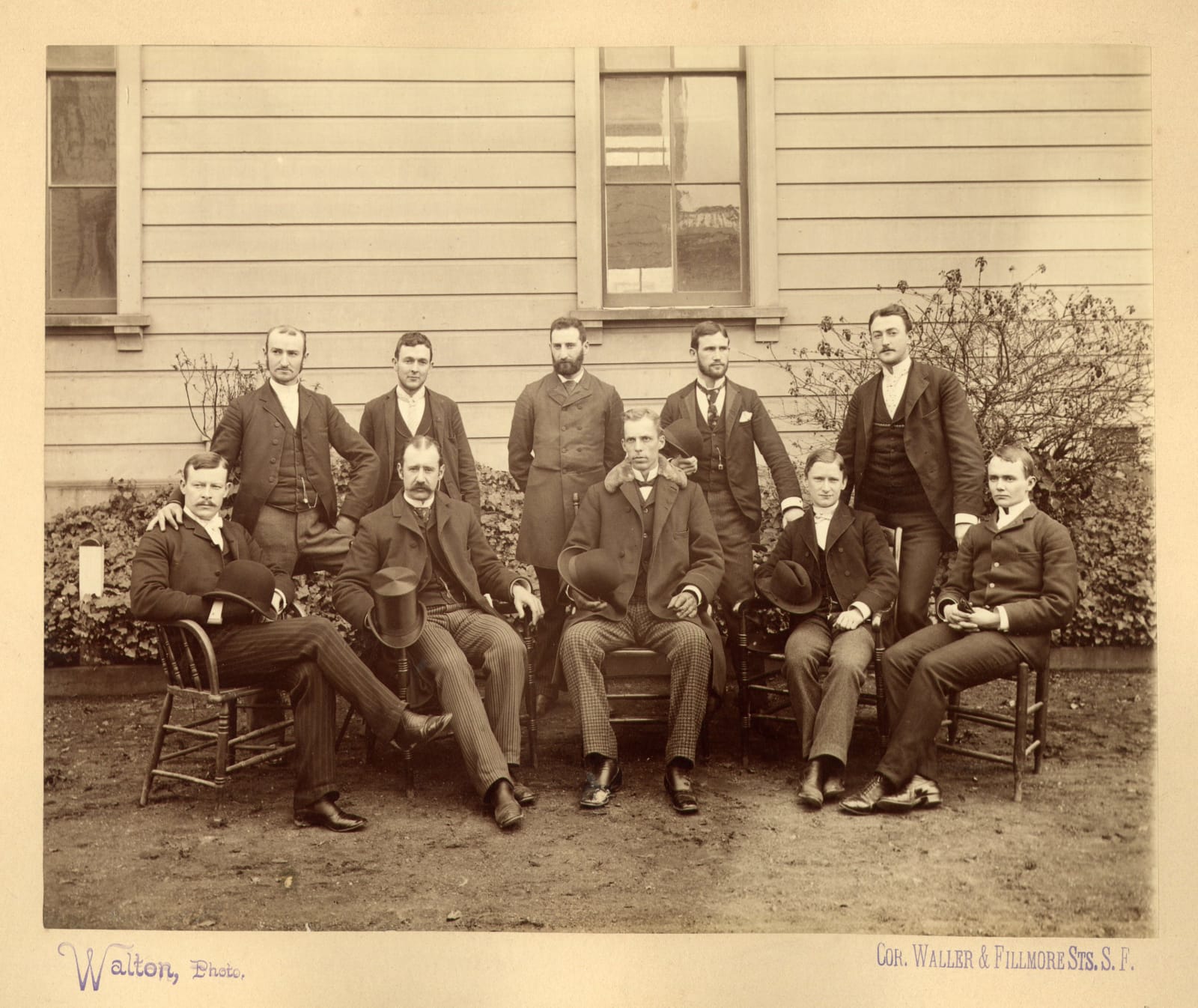Miguel Noe Jr.; Walton Studio, Six Large Format Photos Related to Pacific Methodist College in Santa Rosa, CA, 1870s