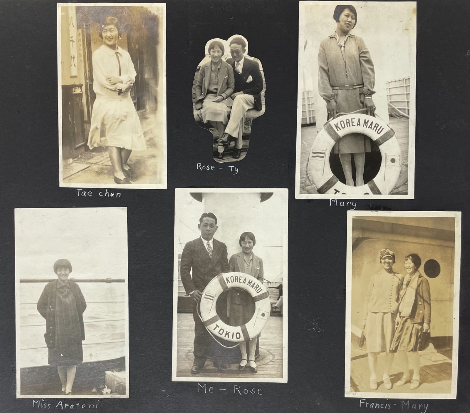 [Japanese American All-Star Baseball], Pair of photo albums showing the Fresno Athletic Club's barnstorming tour of Asia, 1927