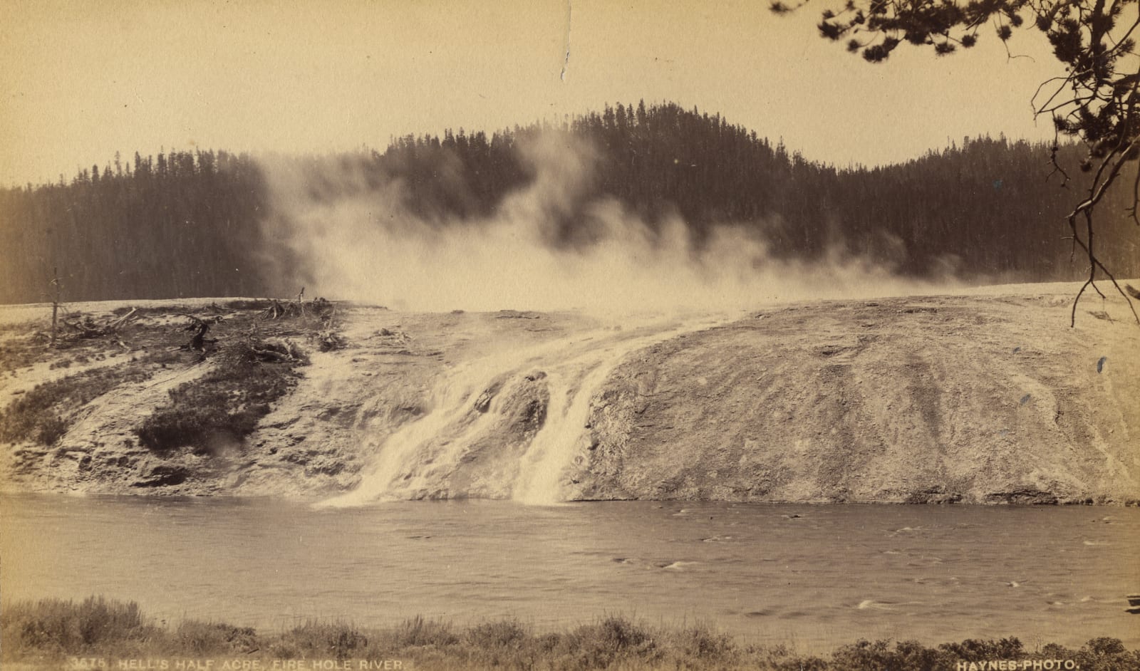 F. Jay Haynes, Hell's Half Acre, Fire Hole River, C. 1880s