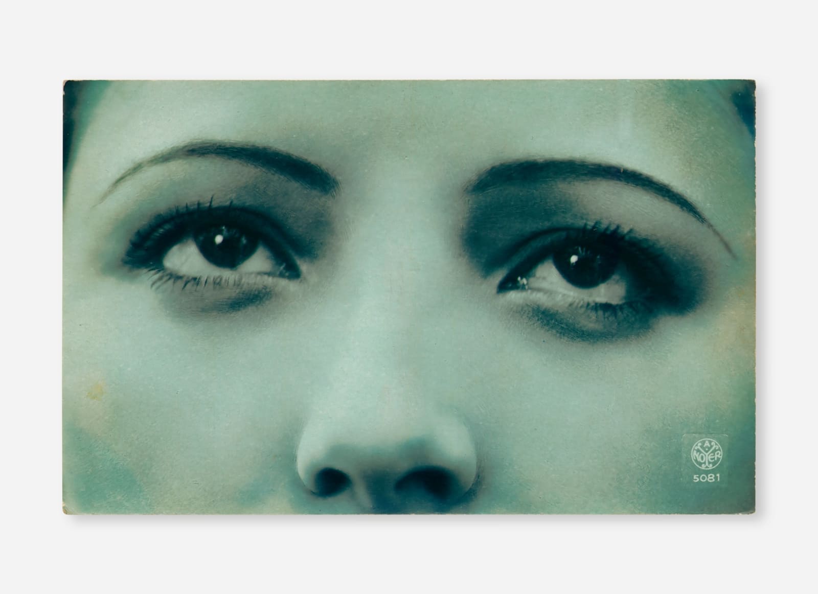 Alfred Noyer, Photo Postcard of a Woman's Eyes, 1920s