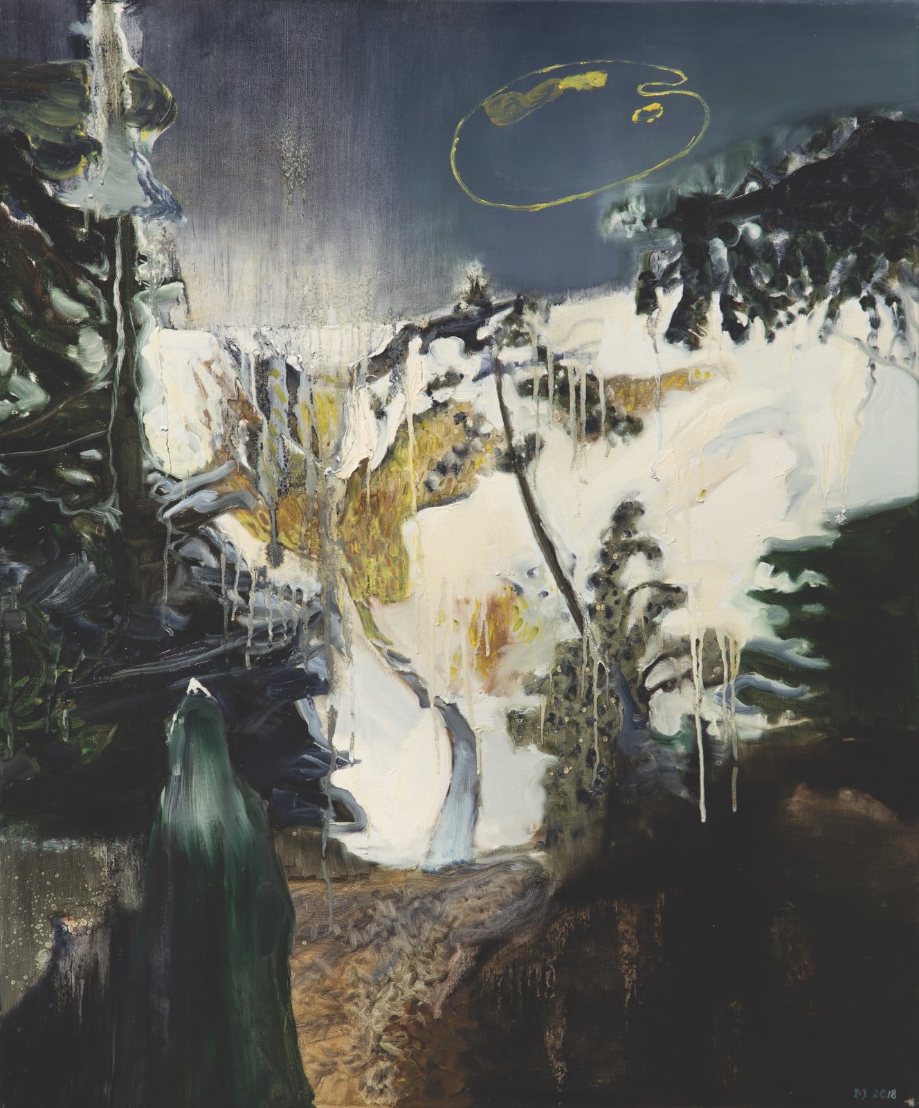 XU Jin, Artist Point in Yellowstone Park 黄石公园的艺术家点, 2018