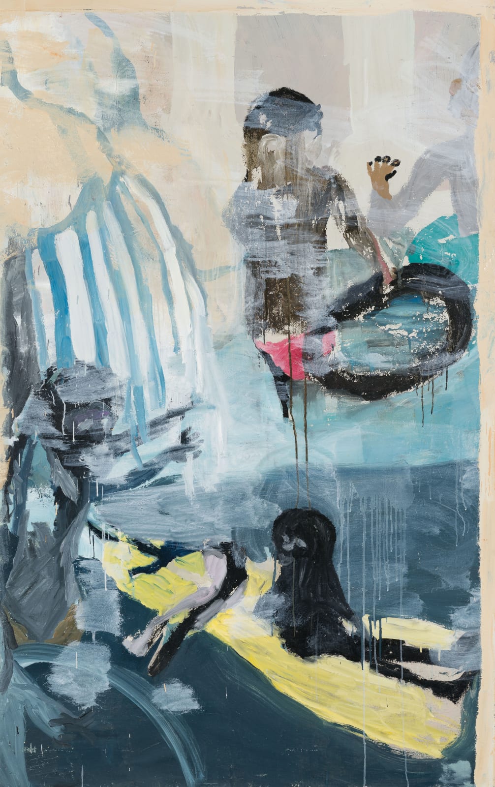 CHANG Ling, Swimming Pool on the Right Side 右边的游泳池, 2019