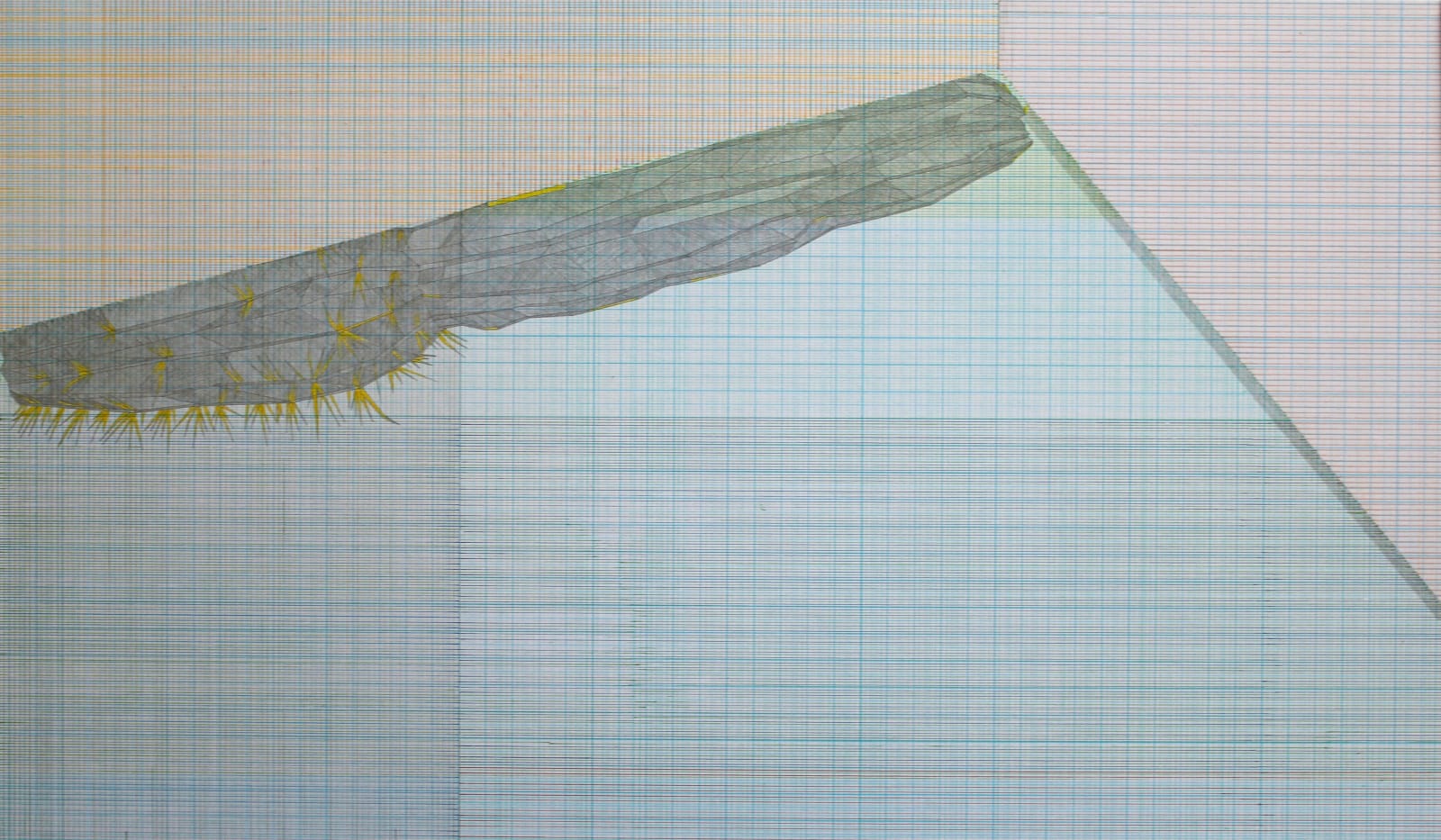 ZHANG Ruyi, Absurd Blue─1 一片荒唐的蓝色─1, 2012
