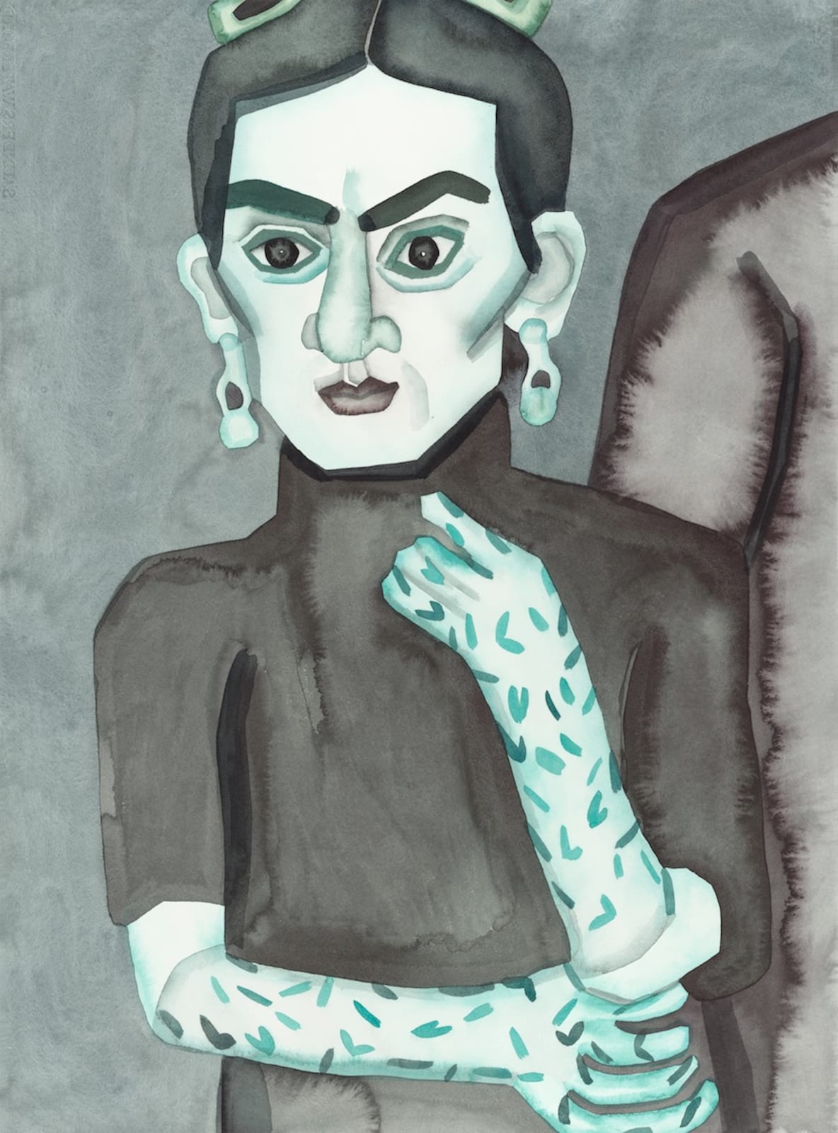 HU Zi, Frida Kahlo, 2018