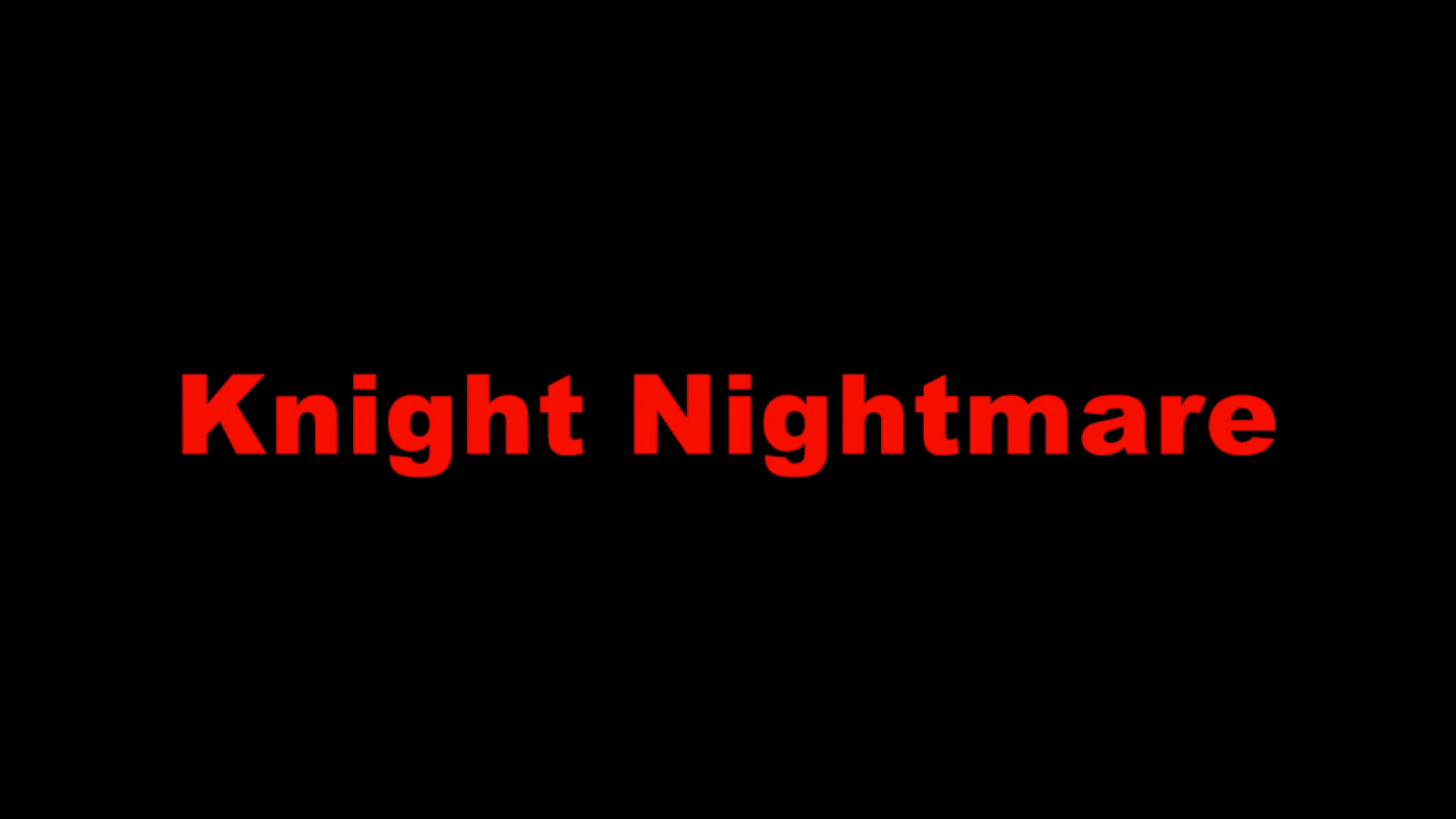 JIN Feng , Knight Nightmare 骑士梦魇, 2015