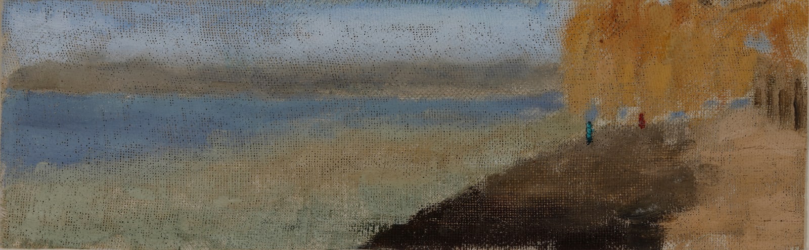 LI Shan, Golden Willow Tree 金色柳树, 1976