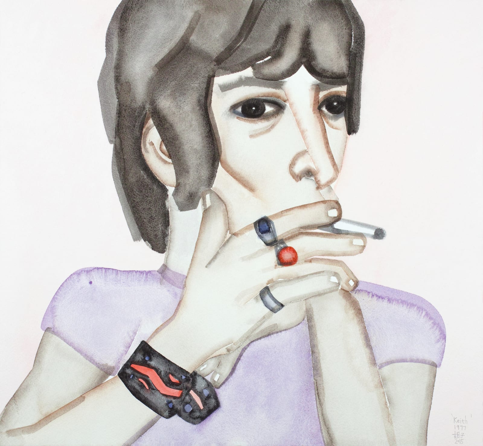 HU Zi, Keith Richards 1977, 2015