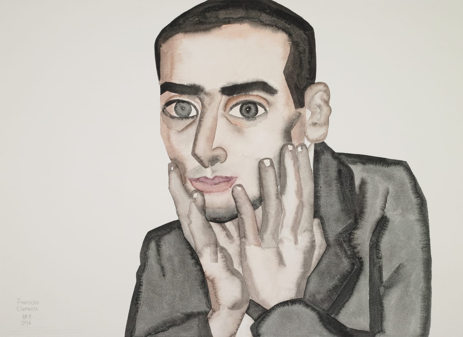 HU Zi, Francesco Clemente, 2016