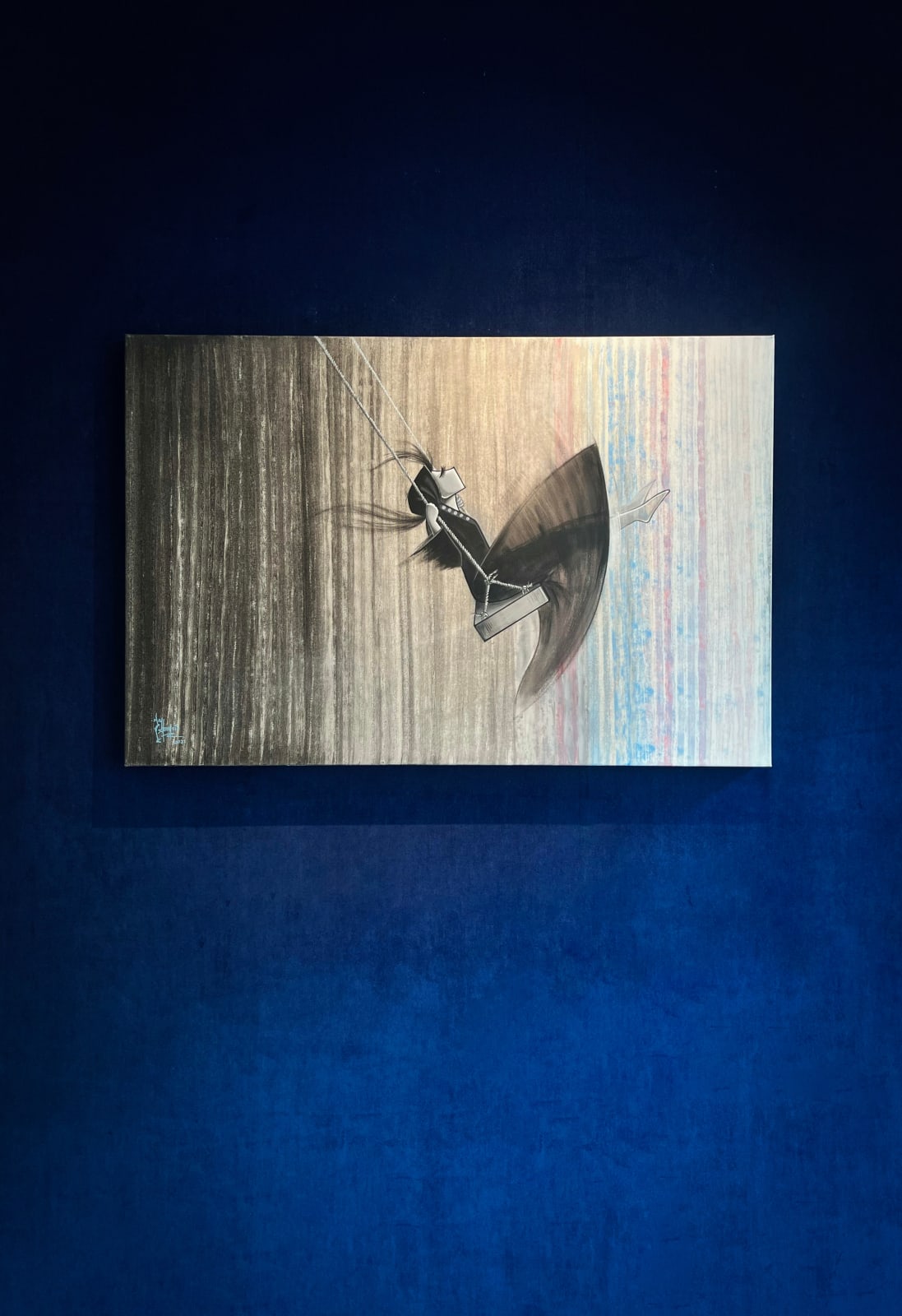 Shamsia Hassani, Untitled #7 from “Ashy” Series, 2022