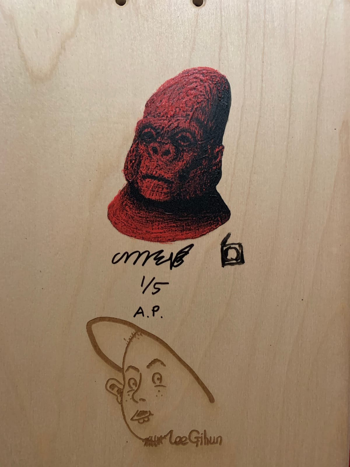 Lee Gihun, Masquerade - 44 Skateboard Artist Proof, 2025