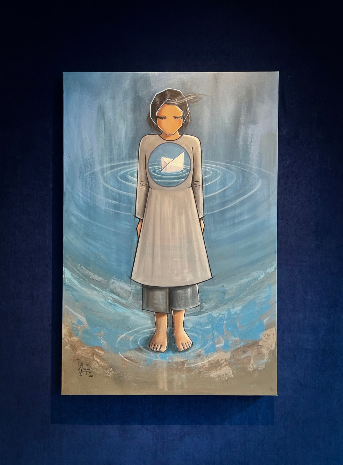 Shamsia Hassani, Drown, 2023