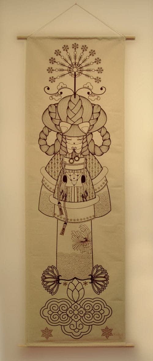Koralie, Kakemono #4, 2008