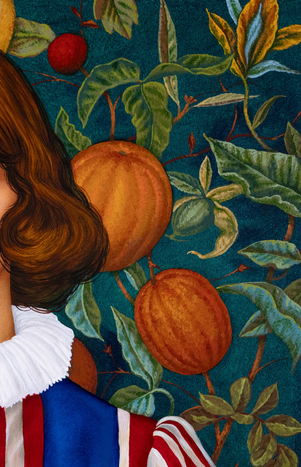 Elen Bezhen, Portrait with an Apple, 2025