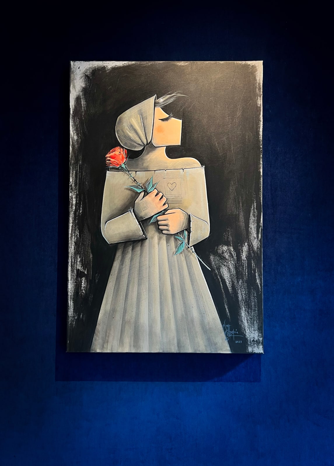 Shamsia Hassani, Untitled #17 from “Love” Series, 2023