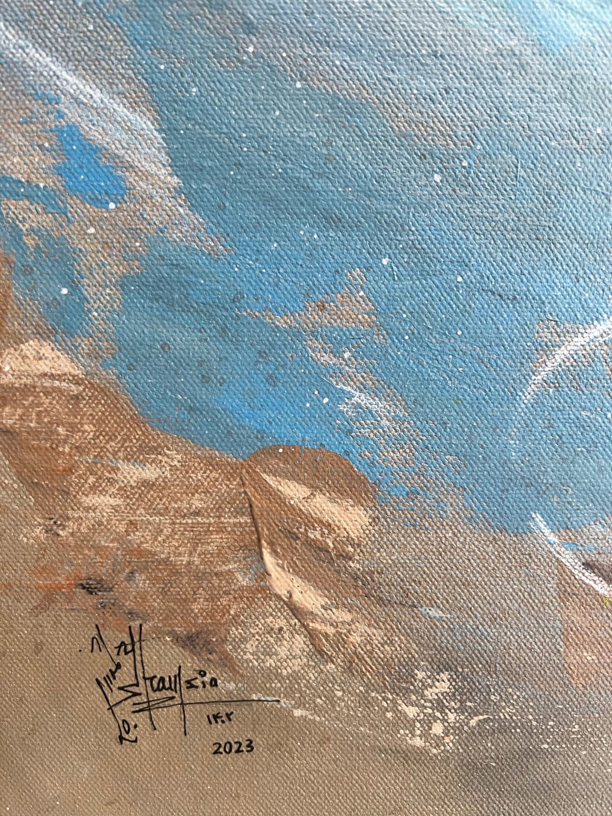 Shamsia Hassani, Drown, 2023