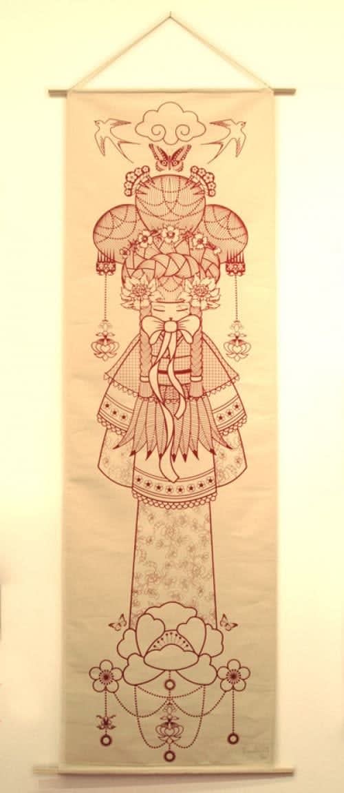Koralie, Kakemono #1, 2008