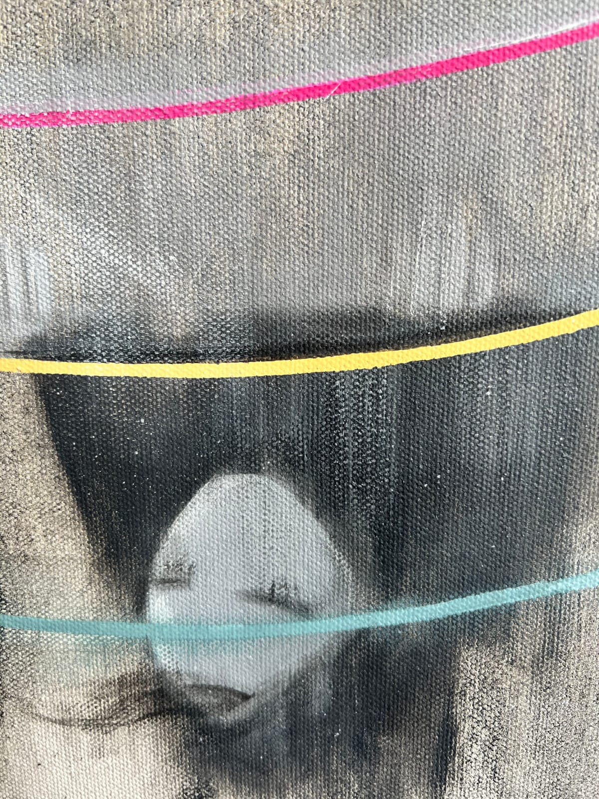 Shamsia Hassani, Untitled #8 from “Ashy” Series, 2023