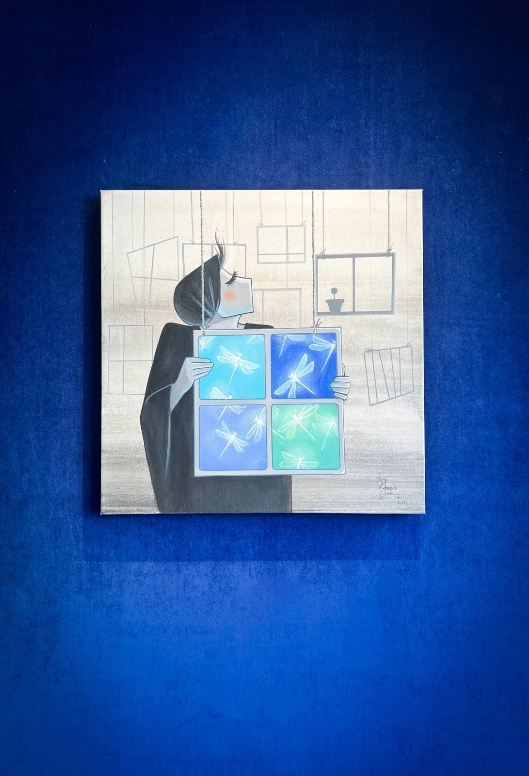 Shamsia Hassani, Untitled #9 from “Ashy” Series, 2022