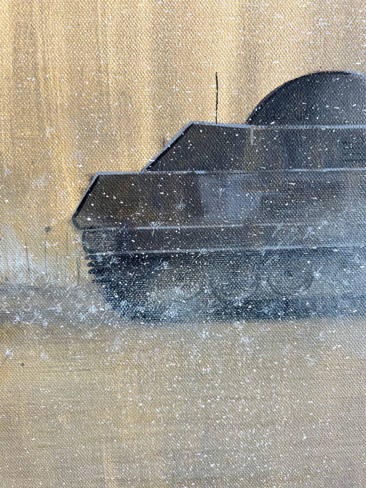 Shamsia Hassani, Untitled #1 from “Patched Life” Series, 2022