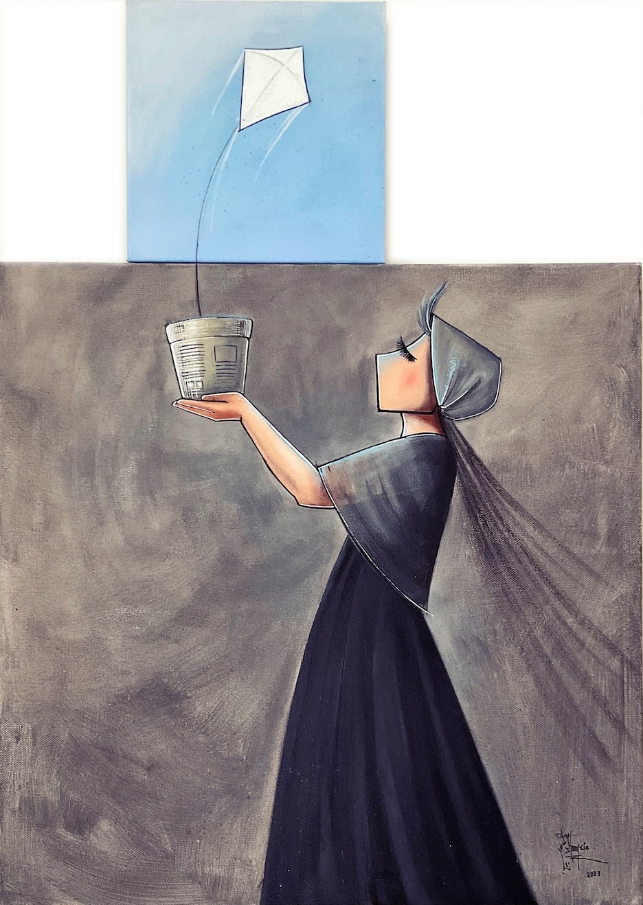 Shamsia Hassani, Freedom, 2023