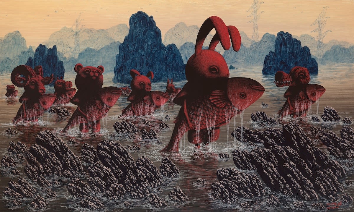 Lee Gihun, Masquerade, Pietà-11, 2025