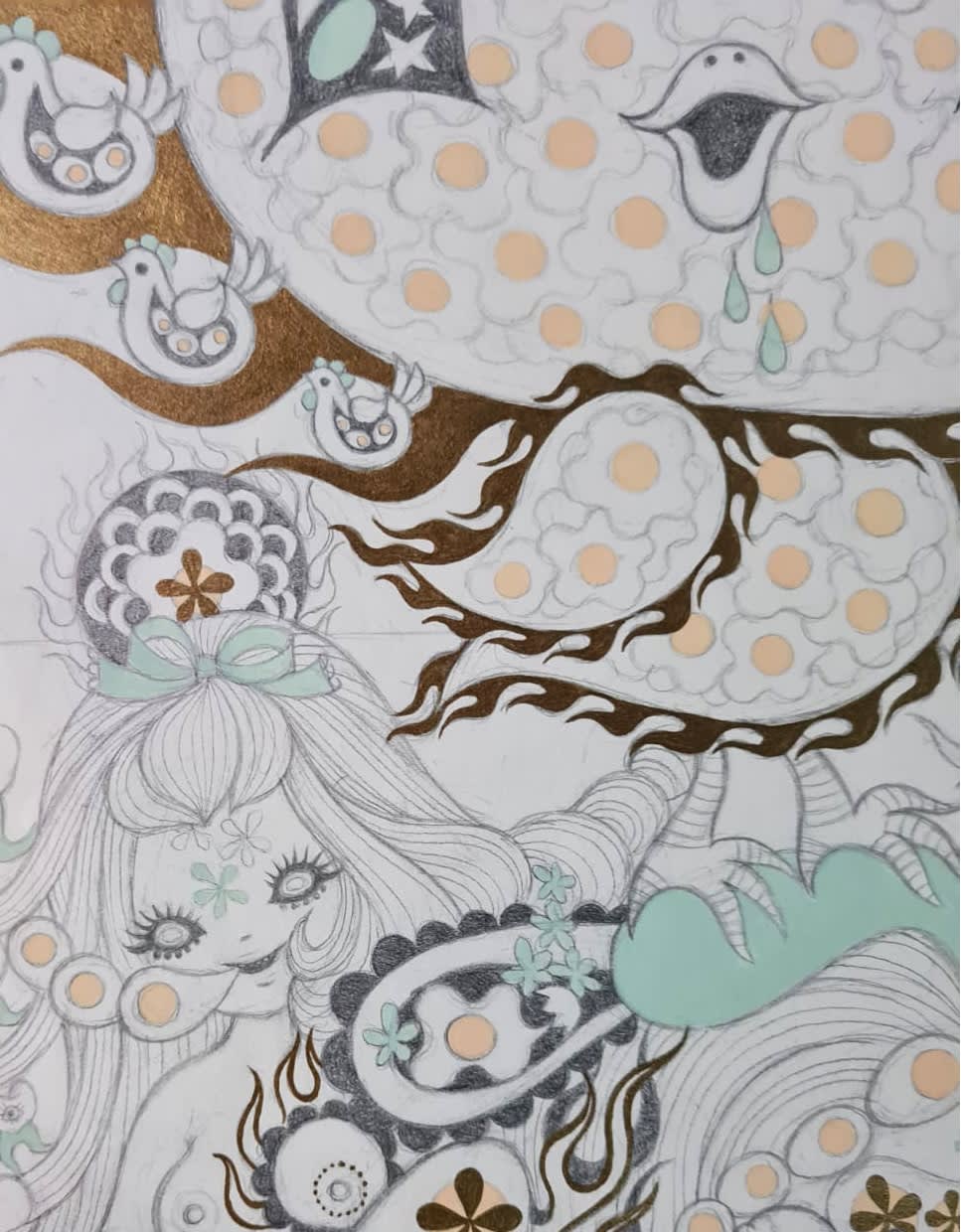 Junko Mizuno, Eggs, 2020