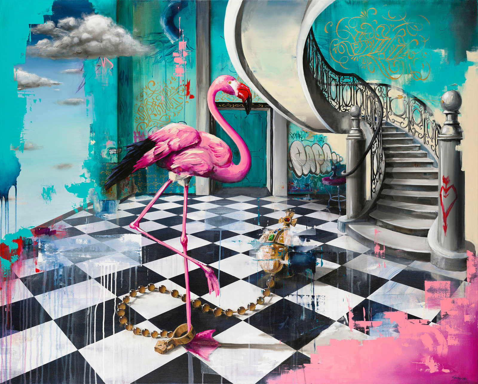 Tommy Fiendish, Flamingo & Orb Aluminium L