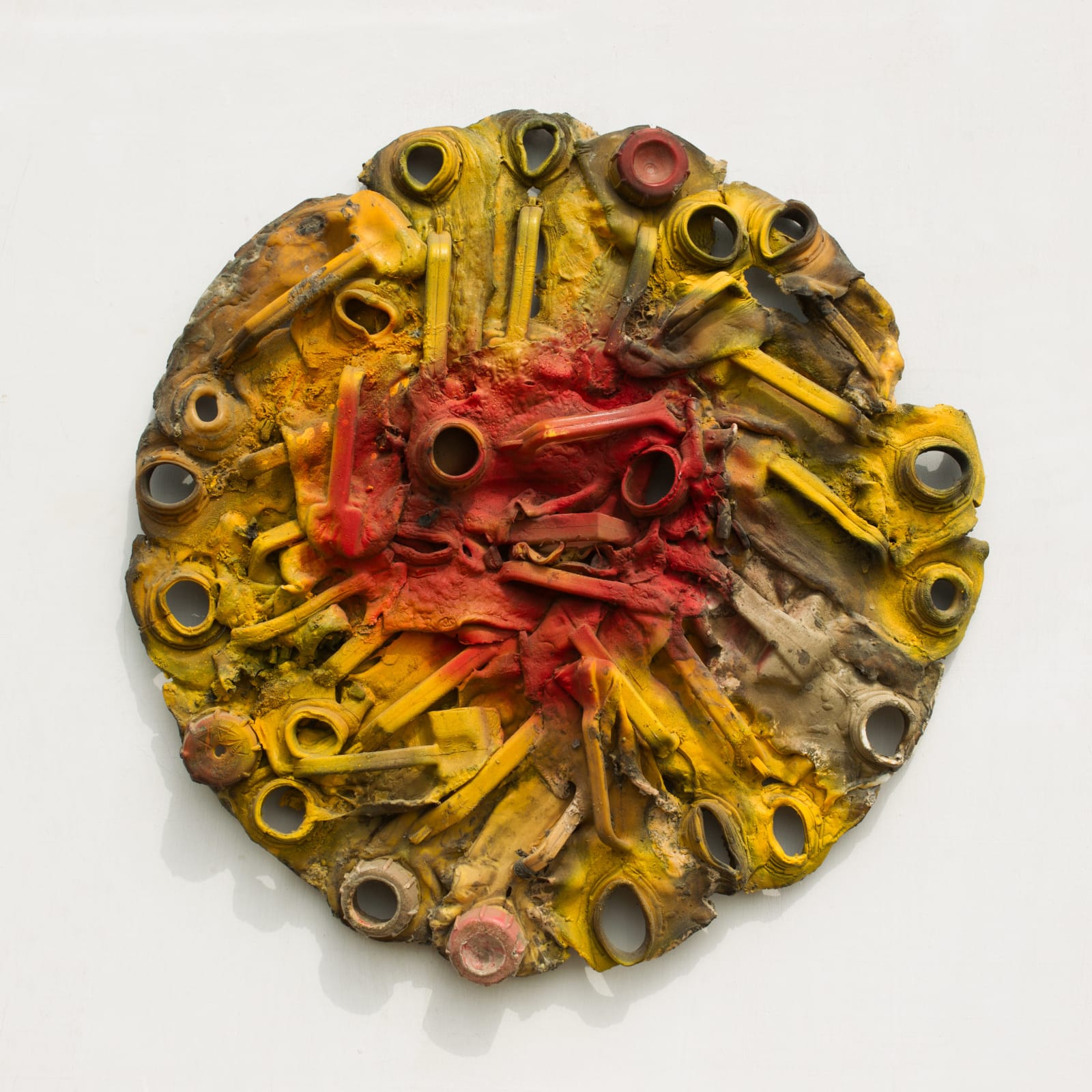 Serge Attukwei Clottey, Don’t say a word, 2016