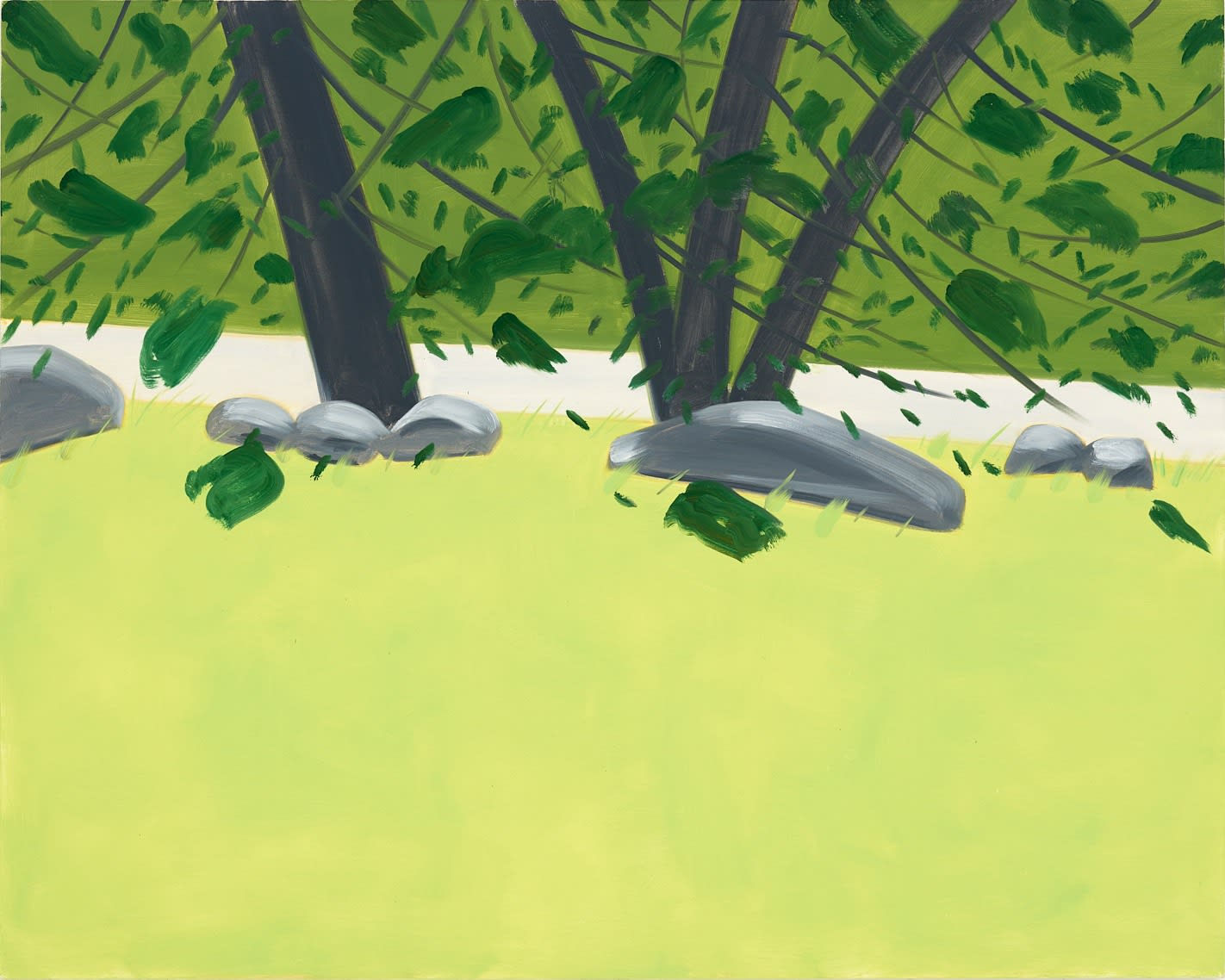 Alex Katz, Four Trees 4, 2015