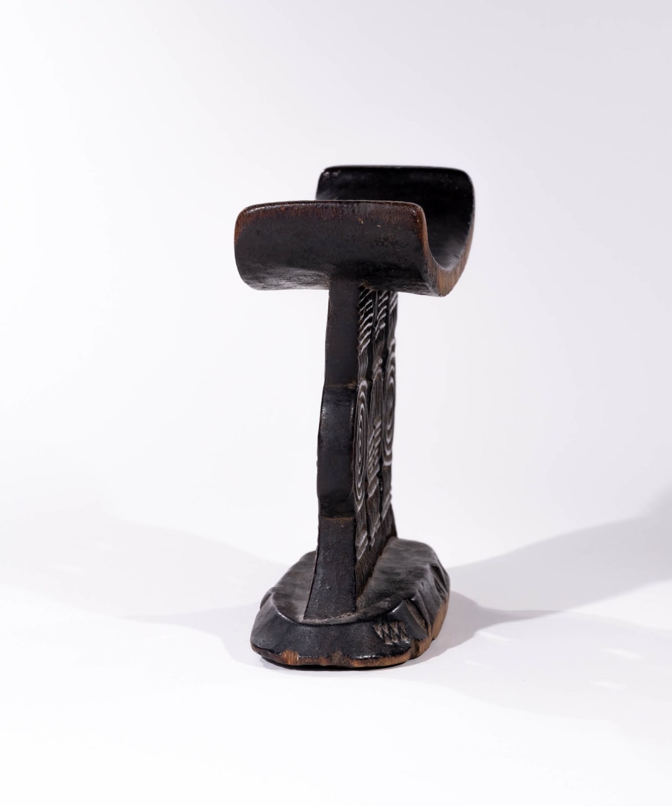 Madame, Headrest, Anonymous Shona Artist, Zimbabwe, Wood, Duende Art Projects