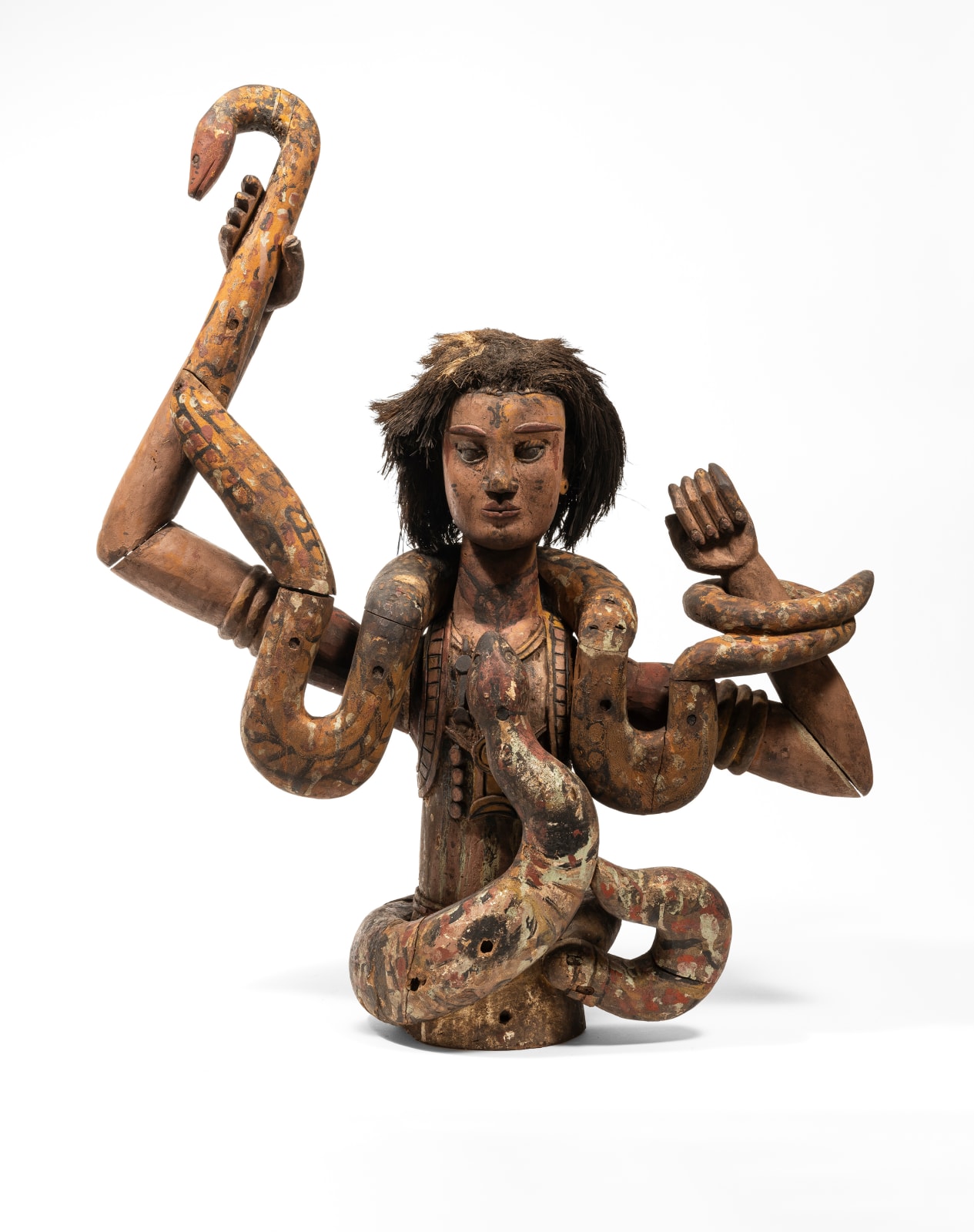 Akpan Chukwu of Utu Etim Ekpo, Abak (Annang peoples) or another member of the Chukwu family, Mammy Wata Headdress