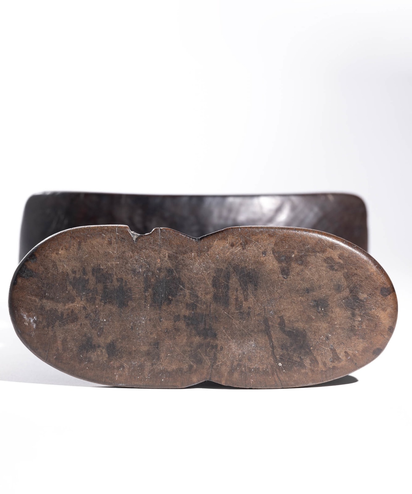 The Eyes, Headrest, Anonymous Shona Artist, Zimbabwe, Wood, Duende Art Projects