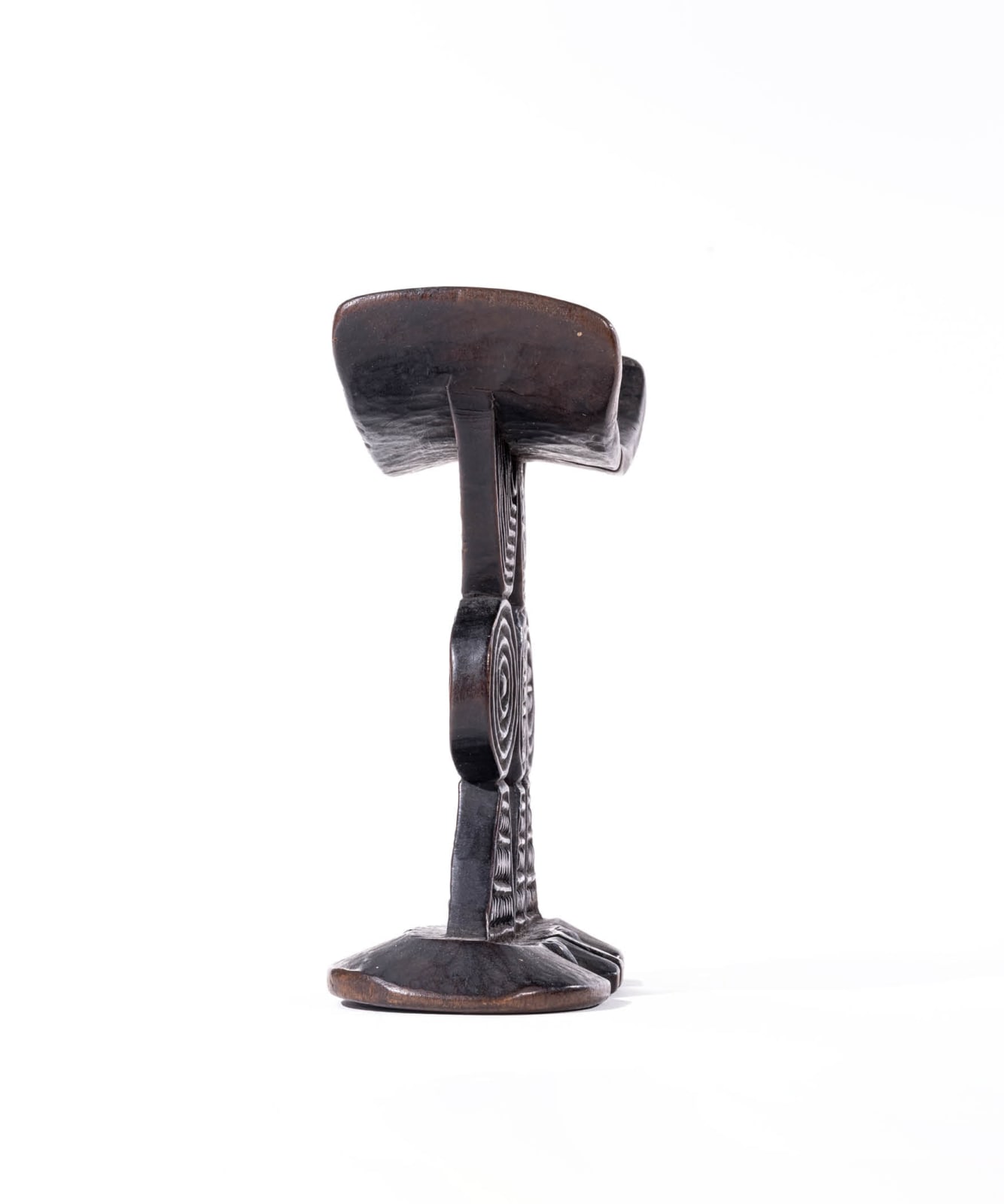 The Three Graces, Headrest, Anonymous Shona Artist, Zimbabwe, Wood, Duende Art Projects