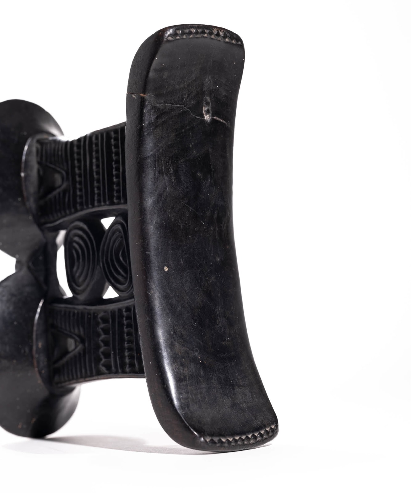 The Japanese Garden, Headrest, Anonymous Shona Artist, Zimbabwe, Wood, Duende Art Projects