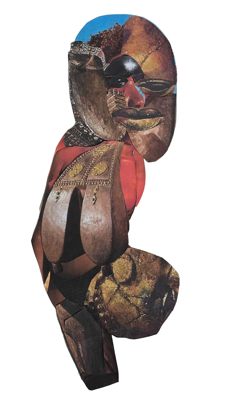 Kadia Doumbouya, Self-portrait inspired by the Nimba, 2024