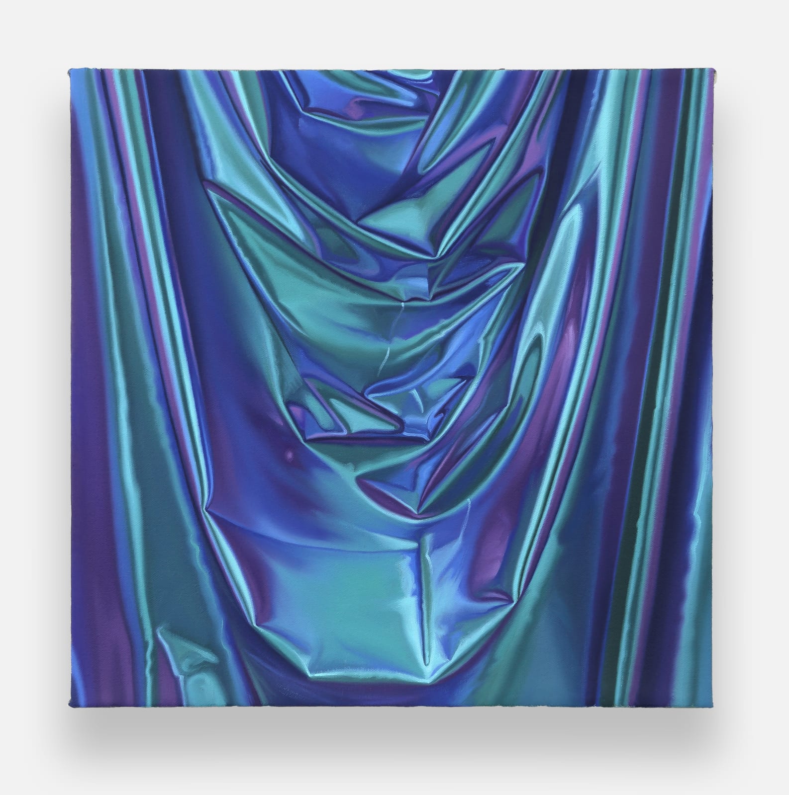 Shawn Huckins, Iridescent Metallic Fabric Study, 2025