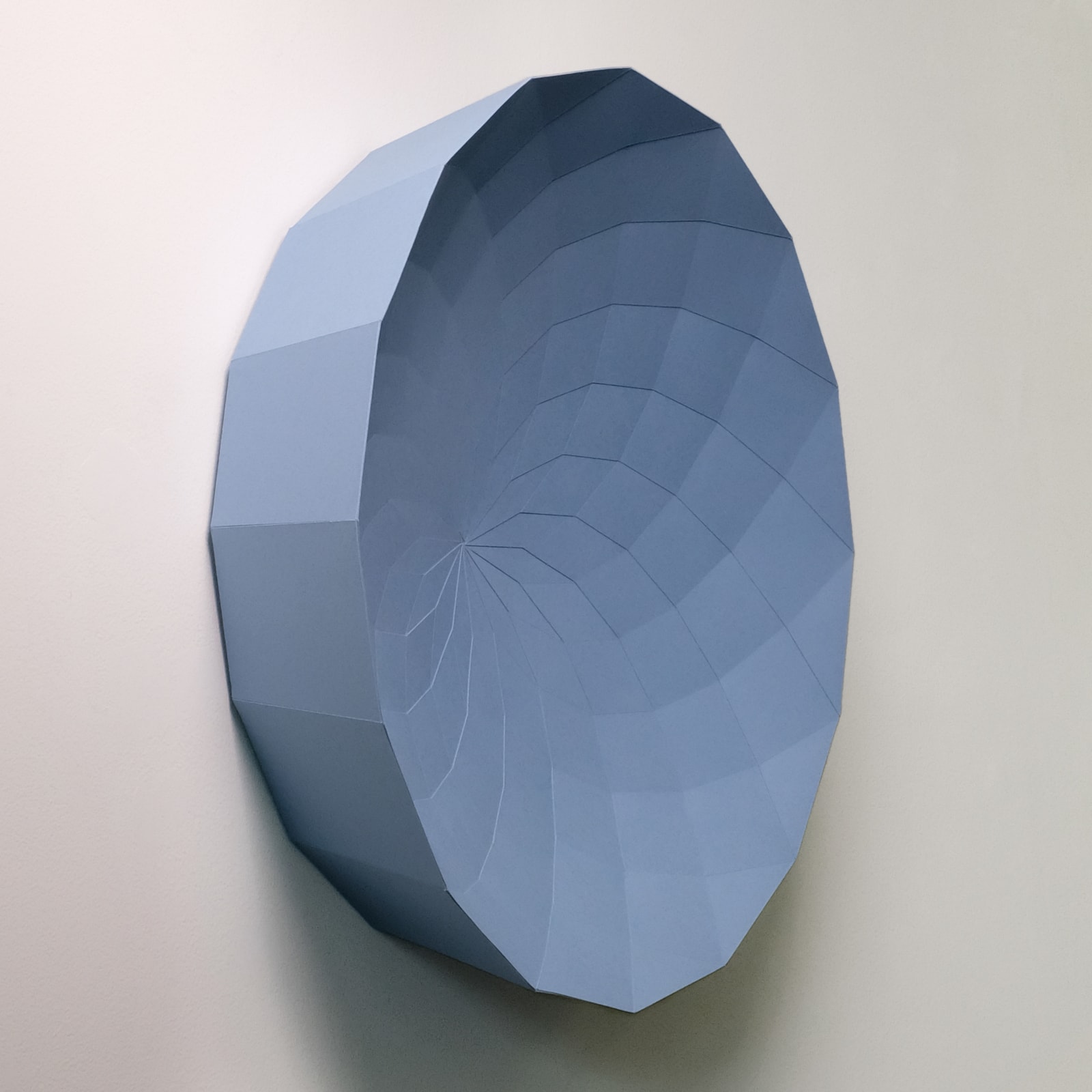 Matt Shlian, Vault in Mist Blue, 2025