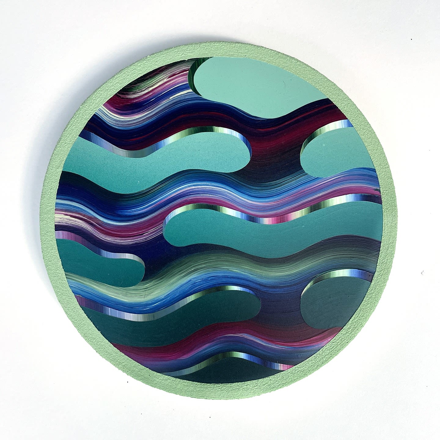 Christian Ruiz Berman, Particle/Wave Tondo 5, 2023