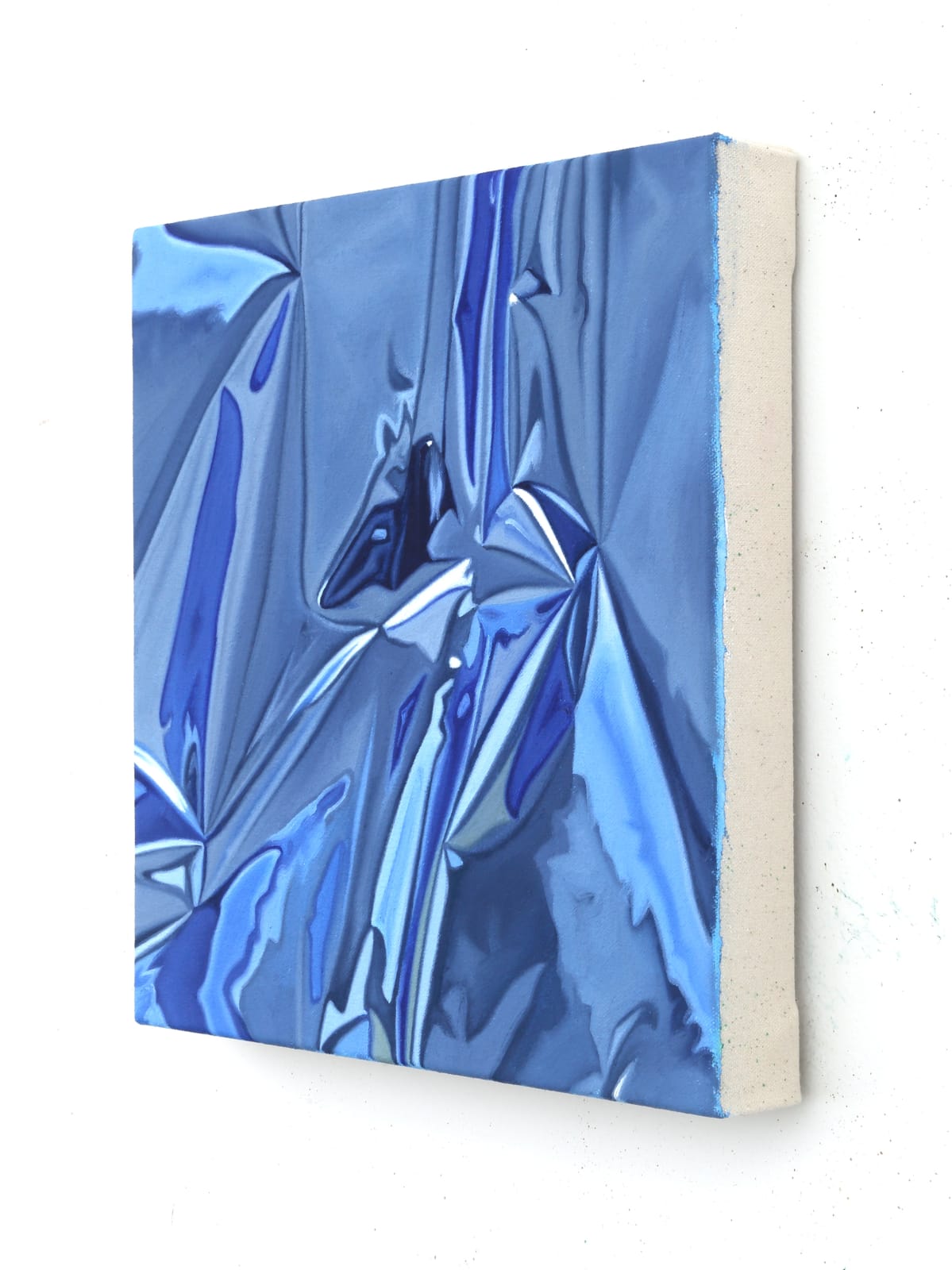 Shawn Huckins, Mylar Study in Blue, 2024